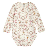 Heritage Duck L/S Gather Body – Balsam cream/ Blush/ Baroque rose