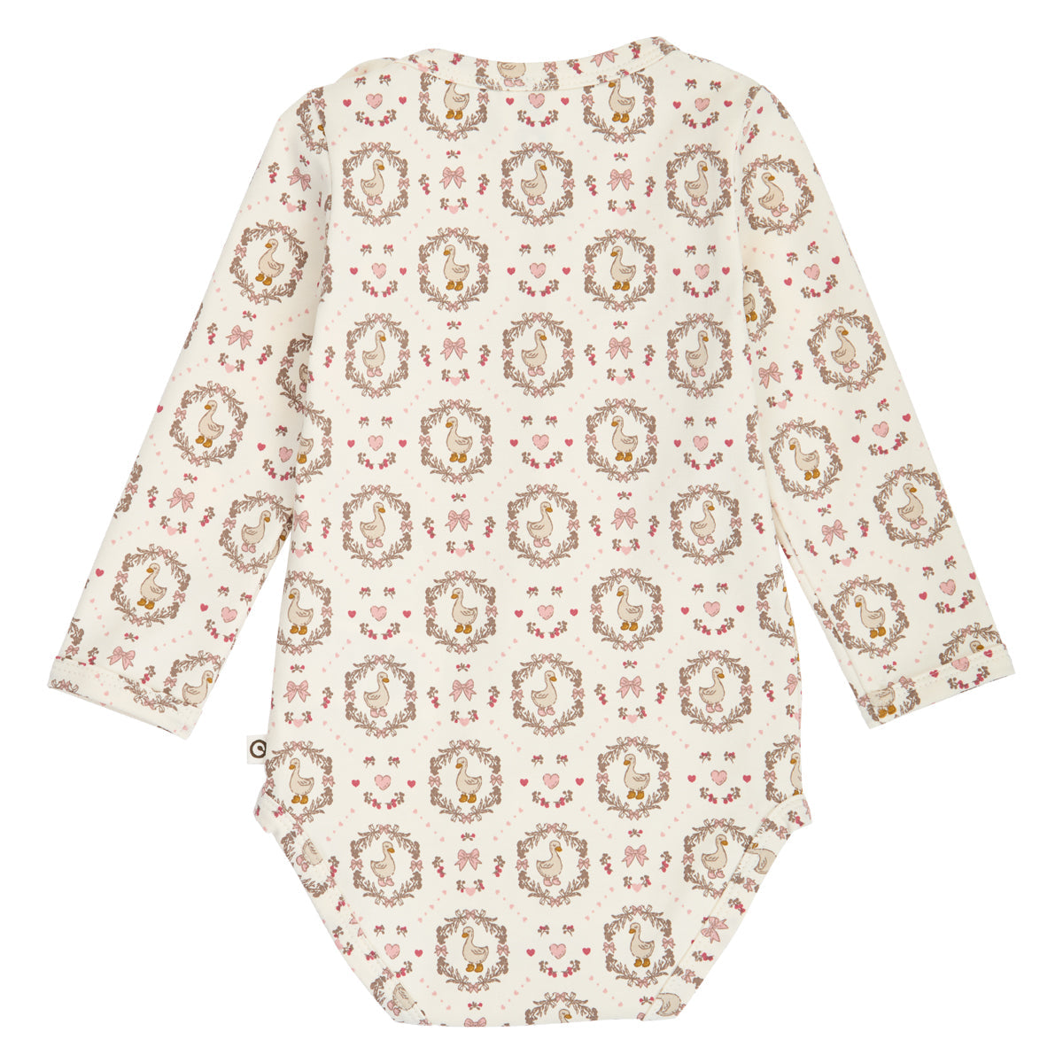 Heritage Duck L/S Gather Body – Balsam cream/ Blush/ Baroque rose
