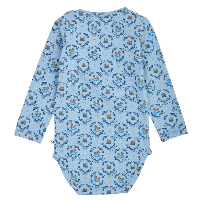 Heritage Train L/S Body – Soft blue/ Navy/ Oak