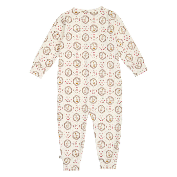 Heritage Duck Zip Bodysuit – Balsam cream/ Blush/ Baroque rose