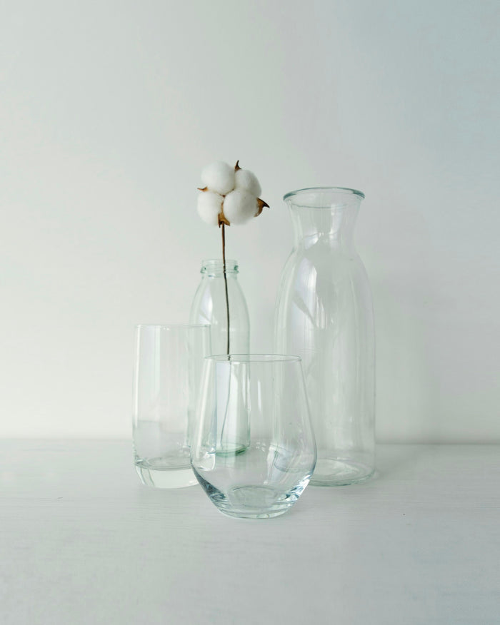 Karafler i klart glas